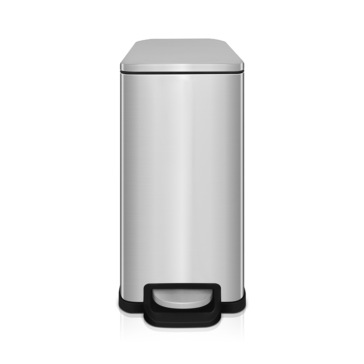 45L Rectangular Shape Pedal Bin for Narrow Space