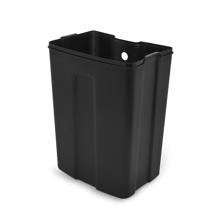 12L Rectangle Shape Brush Finish Foot Step Bin