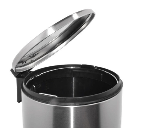 12L Thin Lid Stainless Steel Pedal Bin