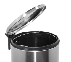 12L Thin Lid Stainless Steel Pedal Bin