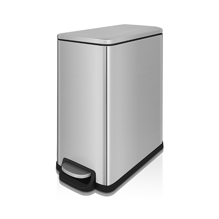 45L Rectangular Shape Pedal Bin for Narrow Space