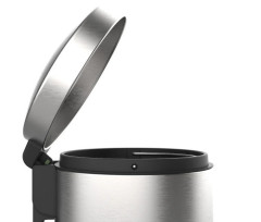 Stainless Steel Dome Lid Foot Step Bin