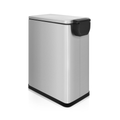 45L Rectangular Shape Pedal Bin for Narrow Space