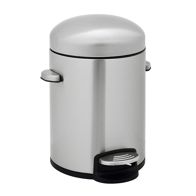 5L Dome Lid Bathroom Trash Can