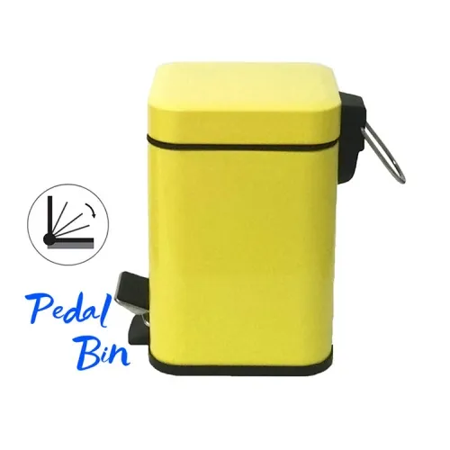 6L Hotel Stainless Steel Foot Pedal Waste Bin