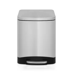 Stainless Steel Rectangular Trash Can Bathroom