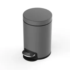 1.3 Gallon Round Shape Foot Step Bin