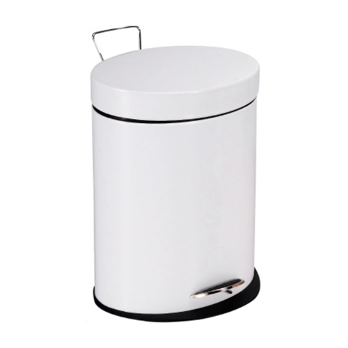 Oval Shape Bathroom Step Garbage Can