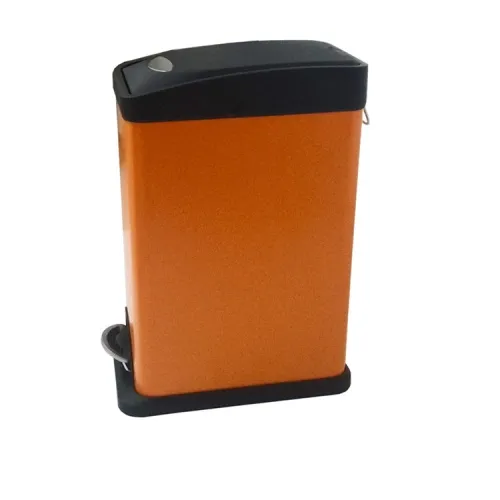 8L Slim Pedal Bin with Plastic Lid