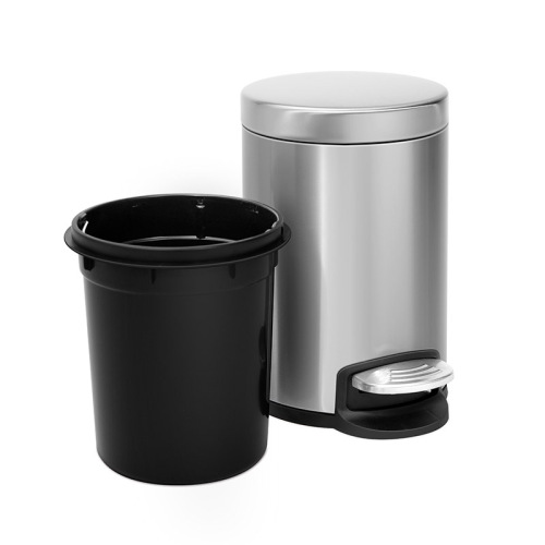 1.3 Gallon Round Shape Foot Step Bin