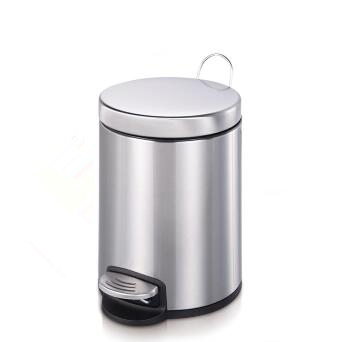 1.3 Gallon Round Shape Foot Step Bin