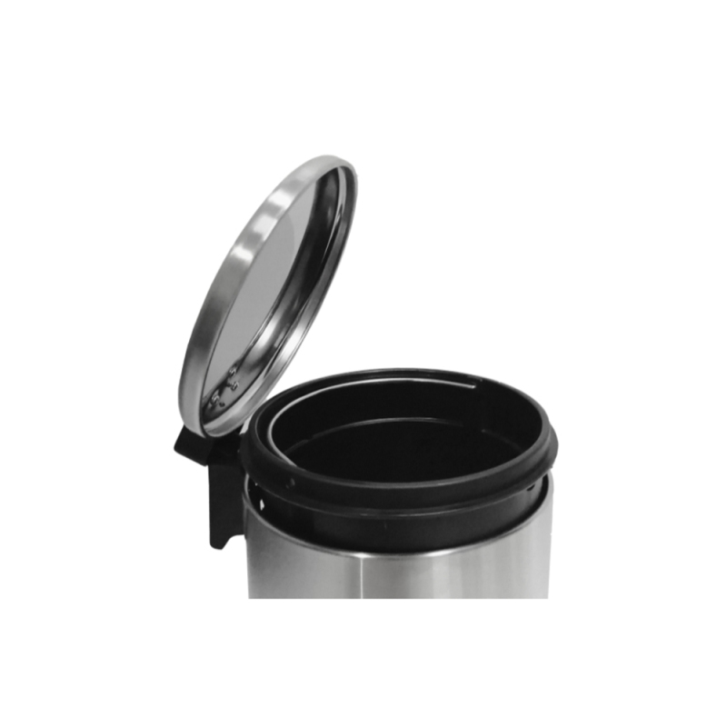 Stainless SteeL Bathroom Thin Lid Foot Step Bin