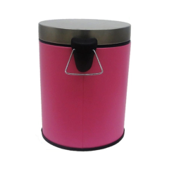 Oval Shape Bathroom Step Garbage Can