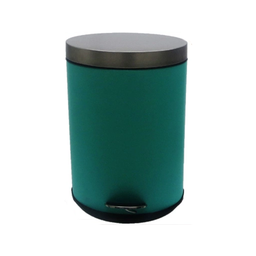 Oval shape design powder coating foot pedal bin