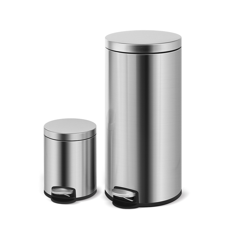 12L Round Shape Flat Lid Garbage Bin