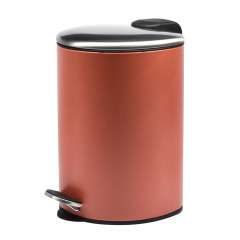1.3 Gallon Thin Lid Bathroom Pedal Bin