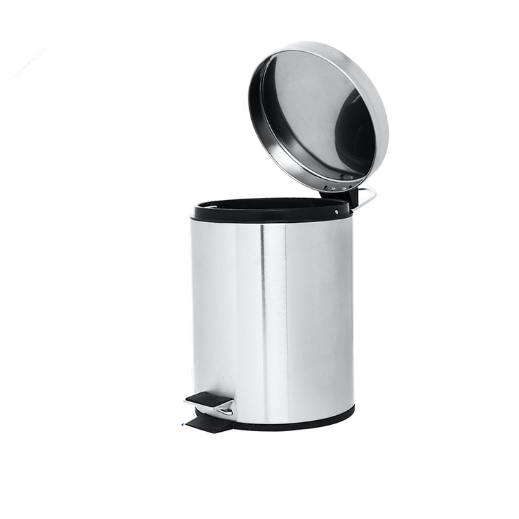 Basic Round Shape Bath Room Pedal Bin