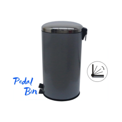 Round Stainless Steel Pedal Rubbish Bin