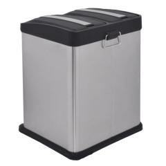 16L Rectangular Shape Dual Kitchen Recycle Bin