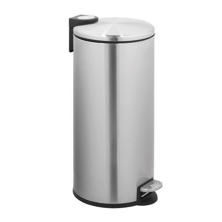 30L Stainless Steel Round Shape Garbage Can