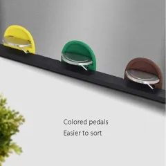 Stainless Steel Recycling Bin 3 Compartments Trash Bin