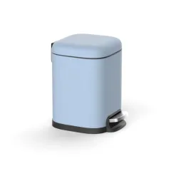 Slow Drop Anti-fingerprint Pedal Stainless Steel Trash Can