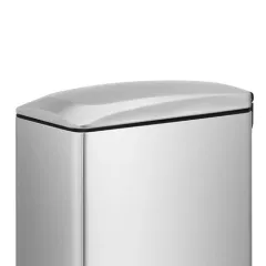Slim Stainless Steel Step-on kitchen Trash Can