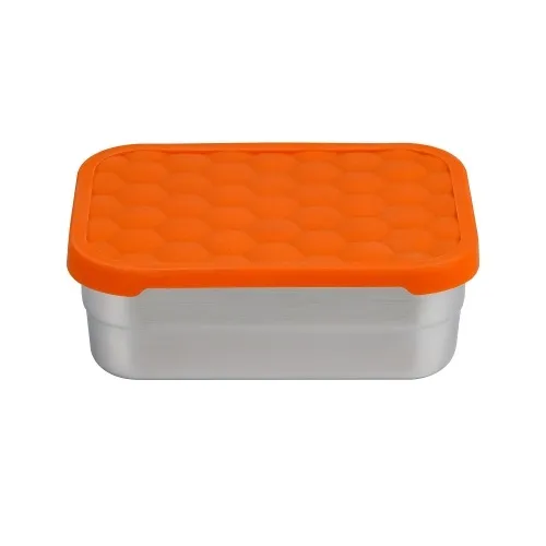 Silicone Lid Stainless Steel Bento Box