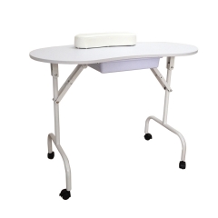 Foldable Salon Spa Equipment Manicure Table / Nail Table