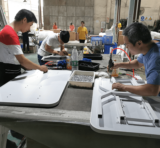 Pet Grooming Table Assembly