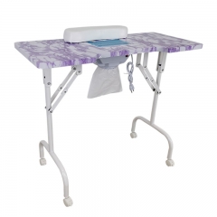 Folding Manicure Table MT-015-FP Purple