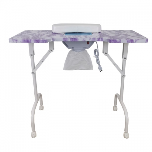 Folding Manicure Table MT-015-FP Purple