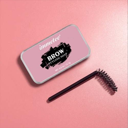 Eyebrow Soap, 3D Brows Styling Soap, Transparent Long Lasting Natural Eyebrow Wax Eyebrow Waterproof Smudge Proof Eyebrow Gel