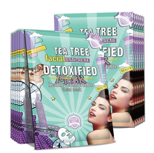 Healing Mask Facial masks - Green Tea Facial Mask Sheets Hydrating &amp; Calming Face Masks Best Skin Care for Acne Prone Sensitive Skin All-in-one Ingredients