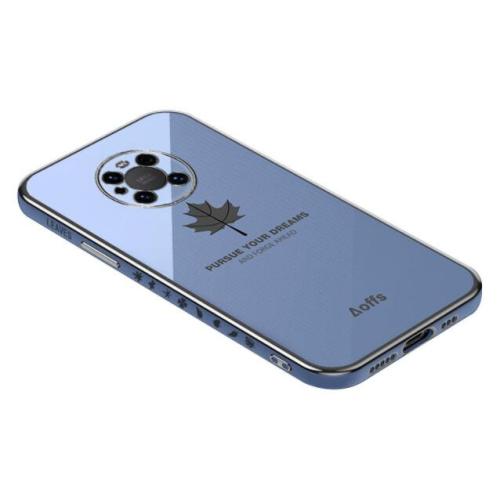 Maple Leaf Electroplated TPU Phone Case Metallic Texture Fit for Redmi K40/K40pro
