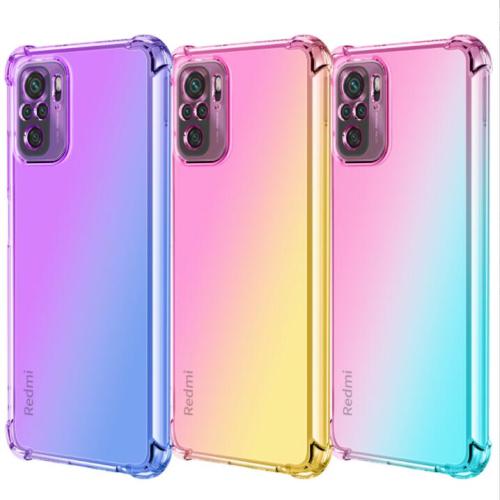 Gradient Color Soft TPU Phone Case Fashion Phone Case for XIAOMI Note11 Note 9T Note10 etc