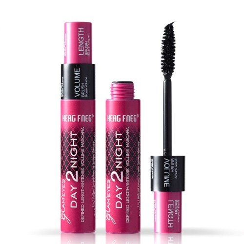 4D Silk Fiber Lash Mascara, Black Waterproof Mascara, Luxuriously Longer,Thicker,Voluminous Eyelashes,Natural Lengthening Smudge-proof Mascara, Hypoallergenic,No Clumping