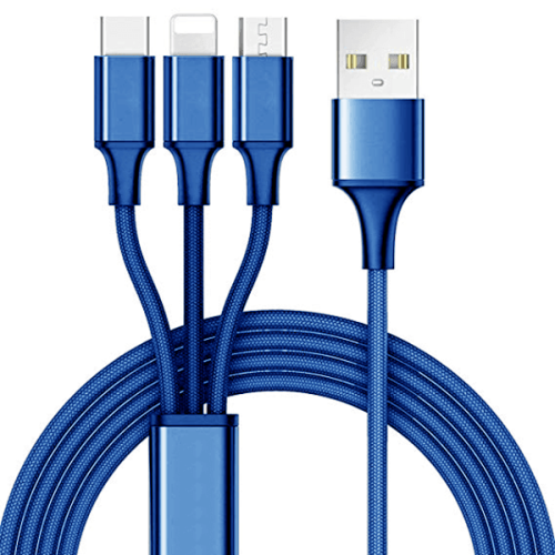 10 Foot 3 in 1 Universal Charging Cable