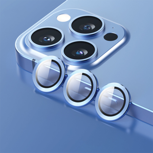 3pcs/Pack Camera Lens Shield Alloy Lens Cover Sapphire Protective Film Fit for iPhone 13 promax