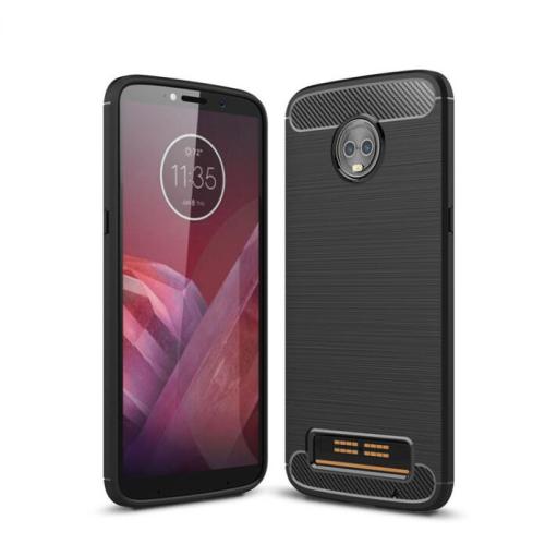 Moto G7 E5play Brushed Carbon Fiber TPU Phone Case
