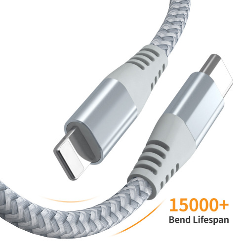 8 针 PD 快速充电线，适用于 Apple iphone USB C 转闪电数据线