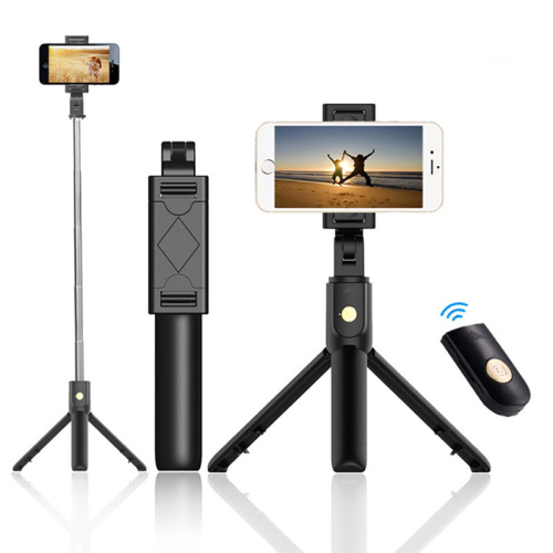 Bluetooth Remote Control Selfie Stick with Beautify fill light Tripod