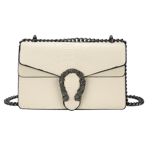 Retro Classic Shoulder Bag, Snake Pattern Handbags, Leather Purse for Women