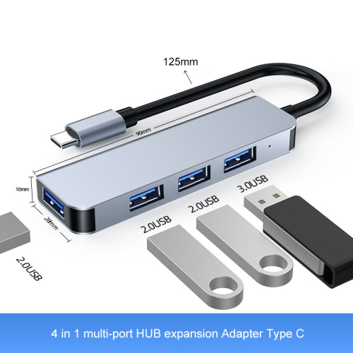 4-in-1 Hub High-speed expansion Multi-port Type-C USB expansion for Huawei Apple macbook