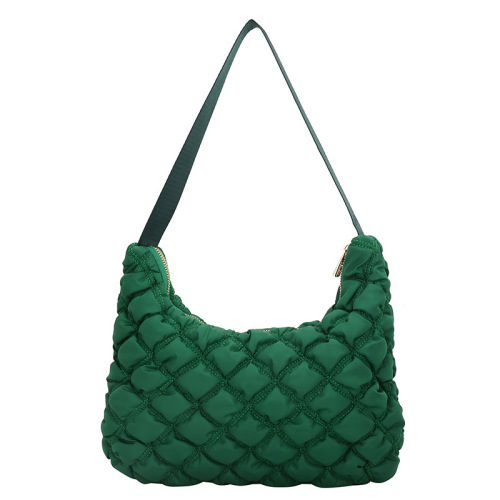 Lingge Single Shoulder Bag, Soft and Light, Small Fashion Quilted Bag, Casual Lady Messenger Bags Clutch for Shopping Working