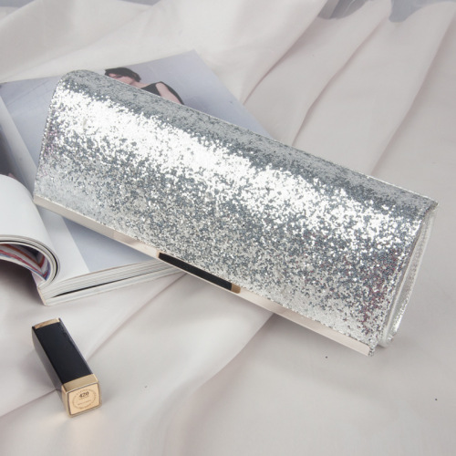 Pochette Donna Glitter Multicolore &ndash; Sera, Matrimonio, Festa &ndash; Cinturino Rimovibile