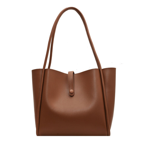 PU Leather Tote Bag with small handbag, Fashion Son-mother Bag, Big Shoulder Bags for Shopping, Working, Travel