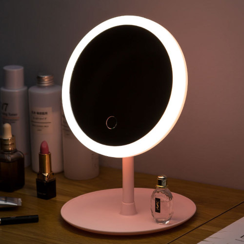 LED Fill light Make up Mirror Beautify Highlight Face Desktop Mirror USB charge