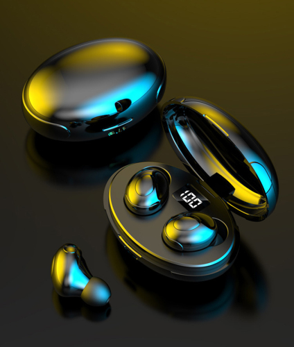 HiFi wireless Bluetooth Headset 5.0 Sport Waterproof in-ear Noise Reduction Two Ear Headset