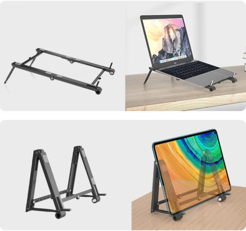 Laptop Stand Computer Lift stand Folding 3 in 1 Multifunctional Stand